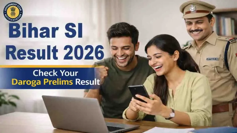 Bihar SI Result 2026