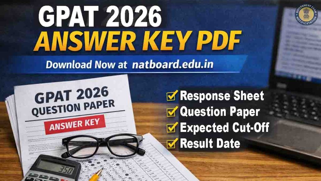 NBEMS GPAT 2026 Answer Key